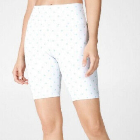 Fabletics Polka Dot Bike Shorts - Picture 1 of 3